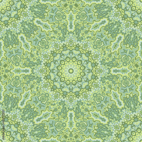 Azulejo seamless pattern ethnic design. Interior tile ornament repeat square motif.