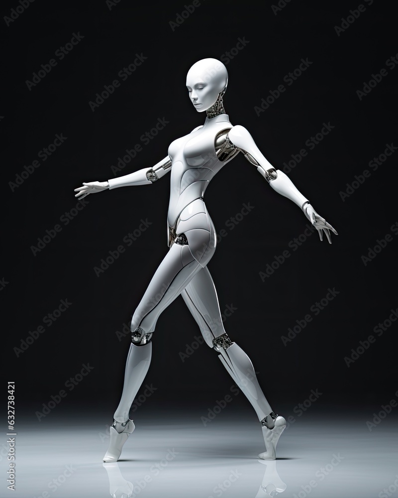 Feminine Humanoid Ballet Dancer.
AI Robotic Android Balerina. Feminine Humanoid Ballet Dancer.
AI Robotic Android Balerina.