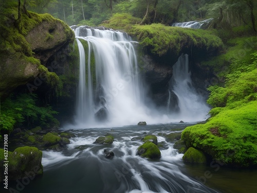 Beautiful watterfall  photo