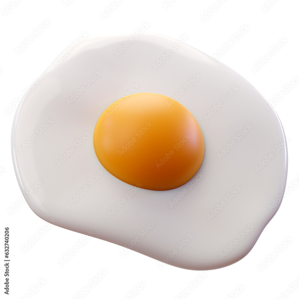 3d Render Illustration fried egg icon
3d Render Illustration fried egg icon