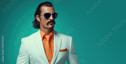 Man Dressed as a 1980s Miam...