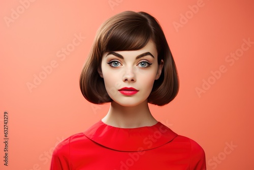 1960s Mod Woman with Sungla...