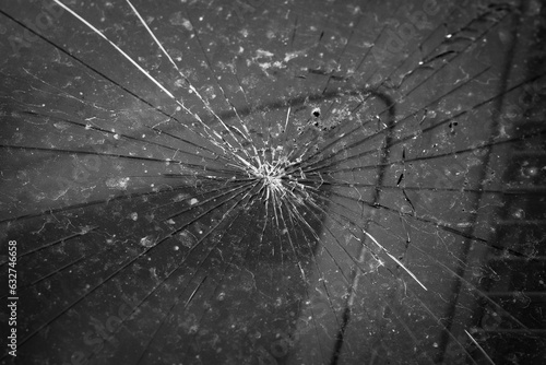 broken glass window