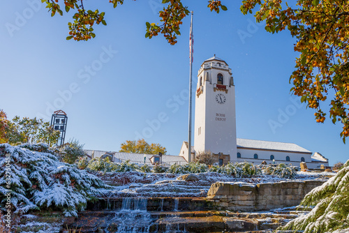 Boise depot in winter