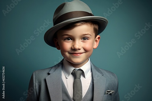 Young Boy Dressed as a 1950...