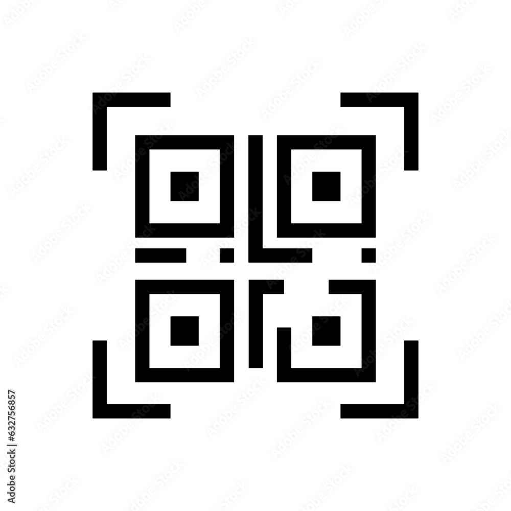 Scanning qr code icon. Scan barcode sign , Capture qr code scanner icons - product reader signs Scanning qr code icon. Scan barcode sign , Capture qr code scanner icons - product reader signs