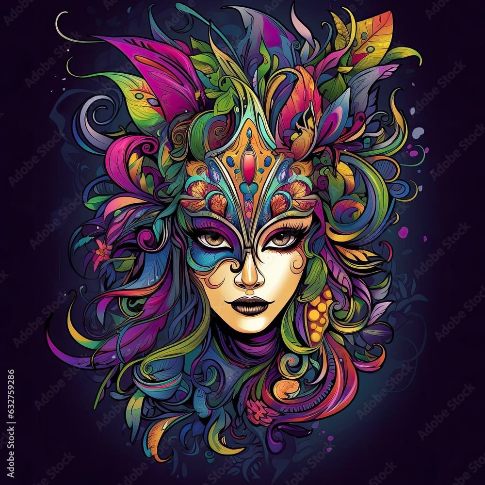 Stylish Woman s Face Clip Art or T-Shirt Design illustration Stylish Woman s Face Clip Art or T-Shirt Design illustration