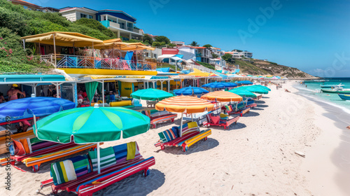 Fototapeta Naklejka Na Ścianę i Meble -  Strandurlaub, Erholung am Meer