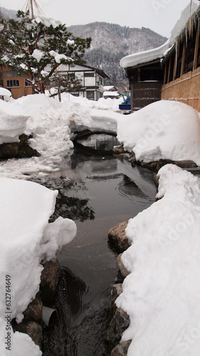 Wallpaper Mural Old Japanese village covered in snow in Shirakawa-go Torontodigital.ca