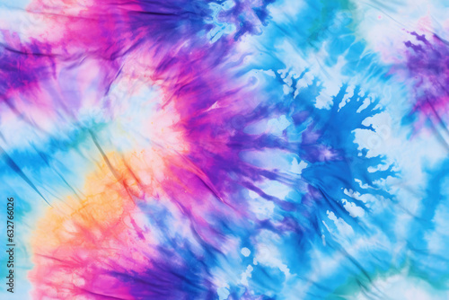 Seamless pattern - repeatable texture of tie dye batik textile