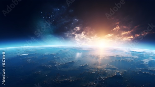 Heavenly Veil  Capturing Earth s Atmosphere from Above.