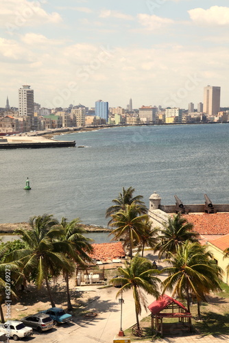 Skyline of Havanna, the capital from Cuba