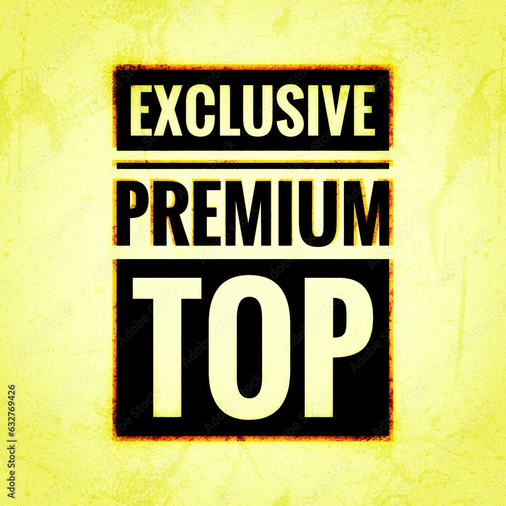 Obraz premium ''Exclusive Premium Top'' Design