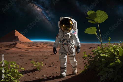 Astronaut in Mars