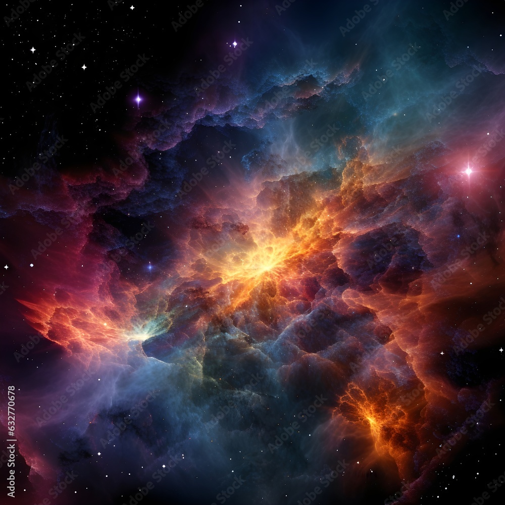 Stars, space, suns , astronomy, universe, and planets background, wallpapers. AI generated