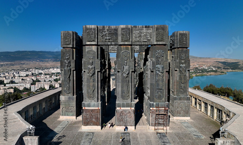 The Chronicle of Georgia is a monument located in Tbilisi, Georgia photo