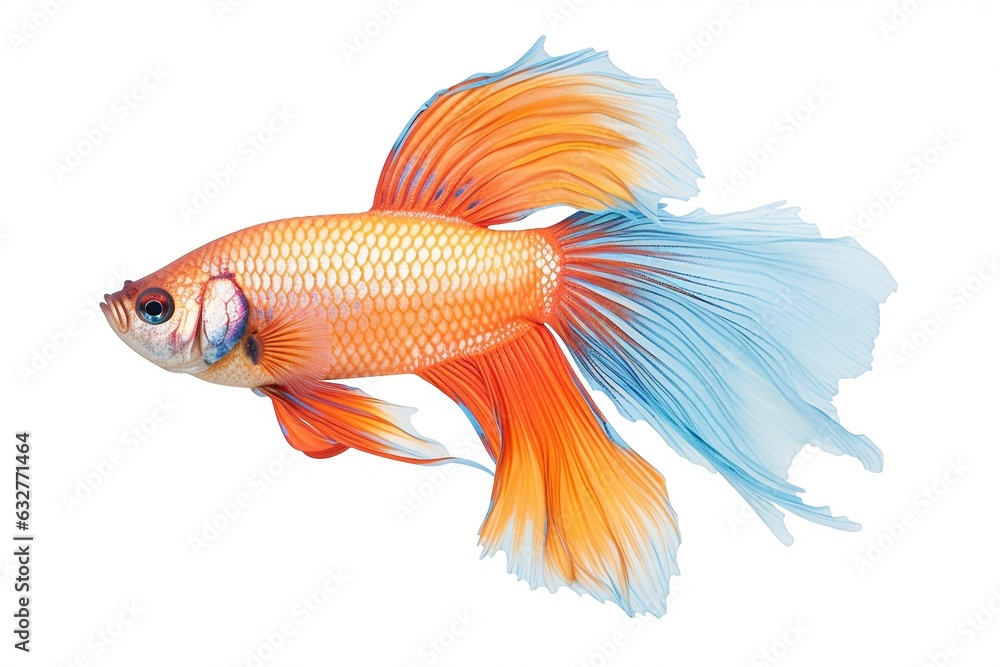 Cockerel fish isolated on white background. Cockerel fish isolated on white background.