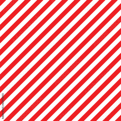Diagonal stripes, red white pattern, vector illustration