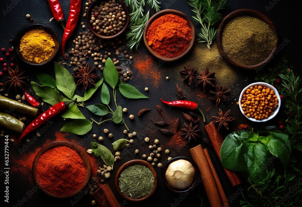 Global Spice Journey An Eclectic Selection on the Table Taste of Tradition A Blend of Spices Gracing the Table