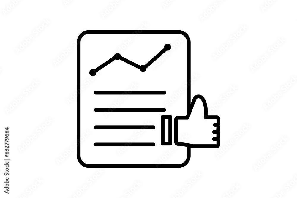 Response Audit Icon. Icon related to survey. line icon style. Simple vector design editable Response Audit Icon. Icon related to survey. line icon style. Simple vector design editable