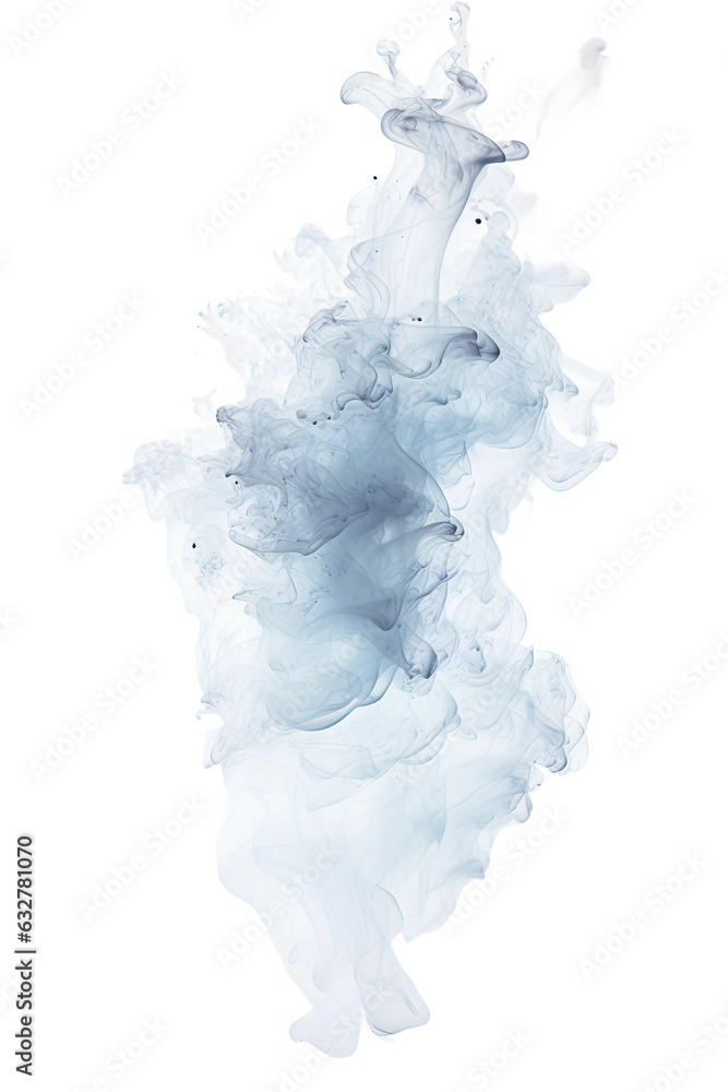 ethereal fairy mist frozen in an abstract futuristic 3d texture isolated on a transparent background, generative ai ethereal fairy mist frozen in an abstract futuristic 3d texture isolated on a transparent background, generative ai