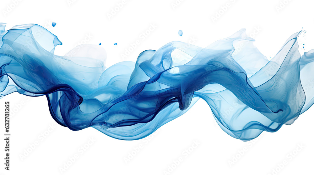 flowing liquid silk frozen in an abstract futuristic 3d texture isolated on a transparent background, generative ai flowing liquid silk frozen in an abstract futuristic 3d texture isolated on a transparent background, generative ai