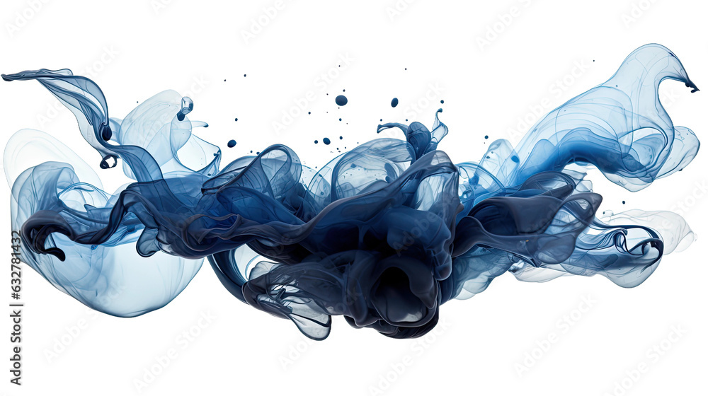 fluid midnight velvet frozen in an abstract futuristic 3d texture isolated on a transparent background, generative ai fluid midnight velvet frozen in an abstract futuristic 3d texture isolated on a transparent background, generative ai