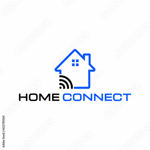 home connect logo design inspiration creative idea