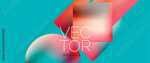 Vector modern creative geometric background