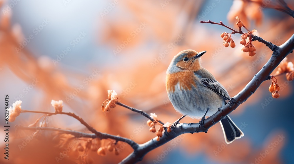bird is on a tree branch bird is on a tree branch