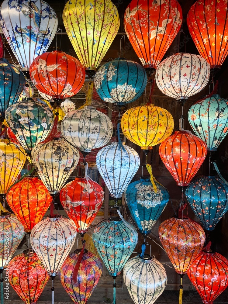 colorful lantern in Hoi An, Vietnam