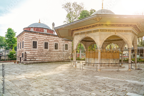 the royal mausoliums near Aya Sophia and Sultan Ahmet, Istanbul, Turkiya photo