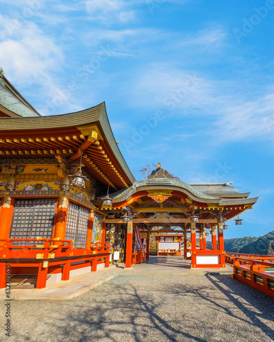 Saga  Japan - Nov 28 2022  Yutoku Inari shrine in Kashima City  Saga Prefecture. It s one of Japan s top three shrines dedicated to Inari alongside Fushimi Inari in Kyoto and Toyokawa Inari in Aichi