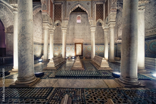 Saadian Tombs in Marrakesh, Morocco