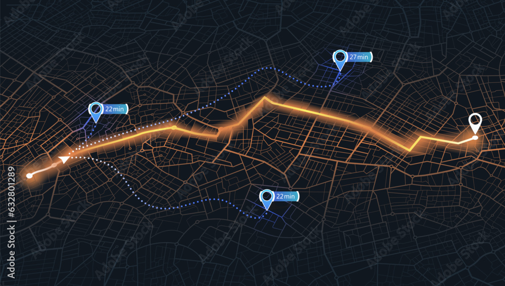 Isometric map Map mobile app planning travel Alternative way with Isometric map Map mobile app planning travel Alternative way with
