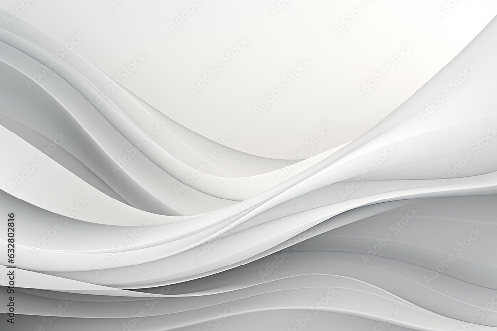 Abstract background with white and gray background with wavy lines. illustration Abstract background with white and gray background with wavy lines. illustration