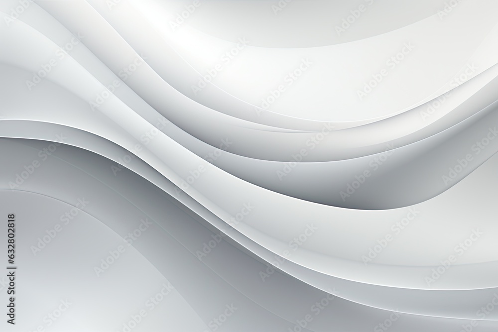 Abstract background with white and gray background with wavy lines. illustration