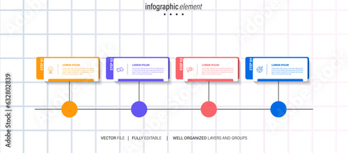 Modern Infographic Vector Template