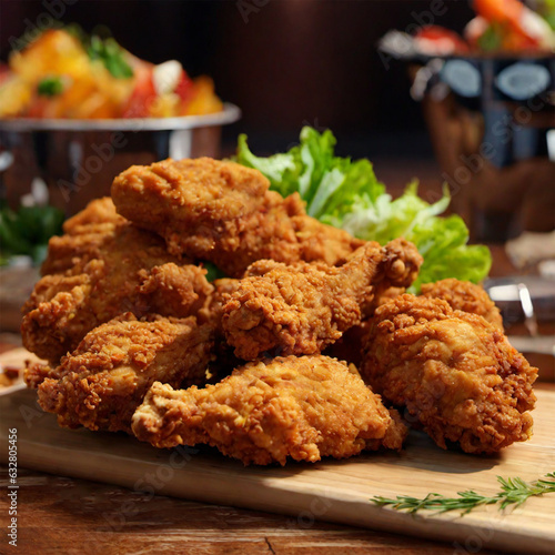 Photo delicious of fried chicken 