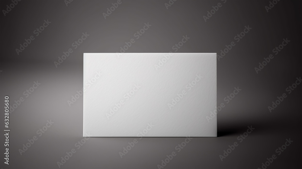 Blank white business card, Close-up mockup. Blank white business card, Close-up mockup.