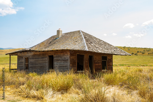 Old abandoned farm house