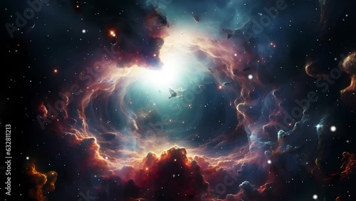 Wallpaper Mural Zooming into a Nebula, 4K Galaxy Torontodigital.ca