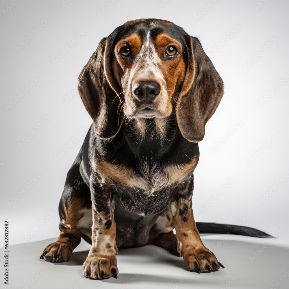 Cute basset hound dog