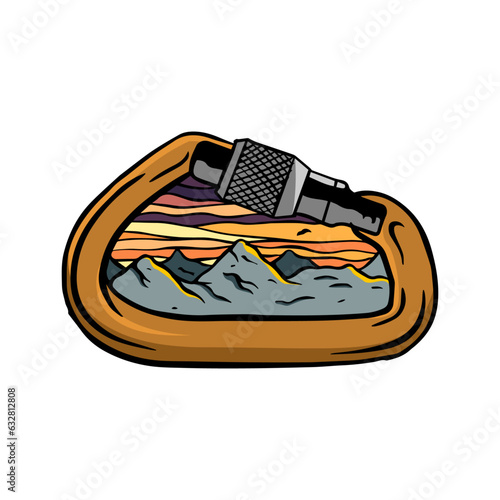 carabiner landscape