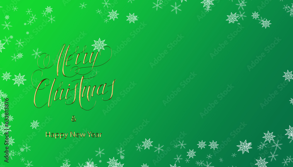 Happy New Year and Merry Christmas! Can be used as a postcard, internet banner or flyer. Illustration has space for text , copy space. Happy New Year and Merry Christmas! Can be used as a postcard, internet banner or flyer. Illustration has space for text , copy space.