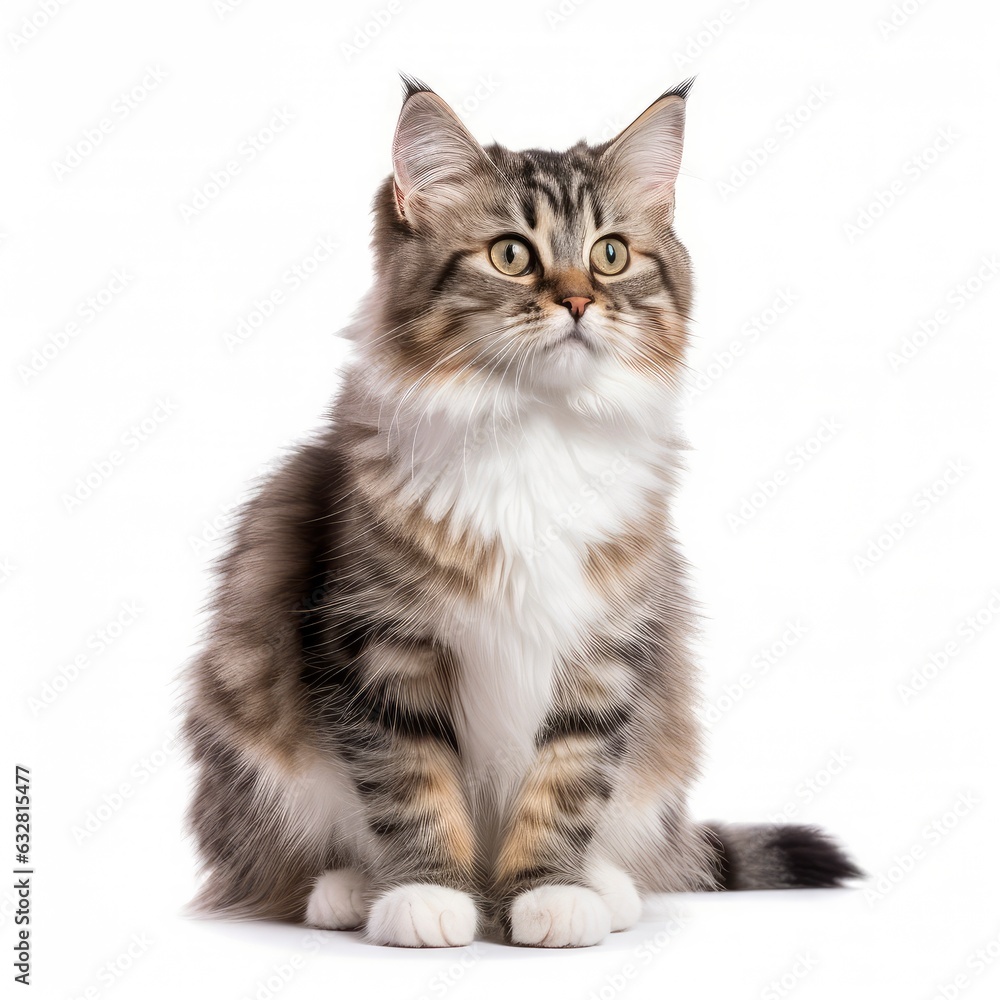 Portrait of a beautiful Cute Cat isolated Portrait of a beautiful Cute Cat isolated