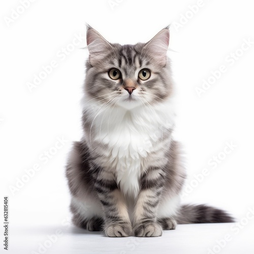 Portrait of a beautiful Cute Cat isolated