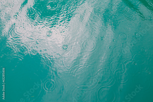 Water ripples on the surface of a swimming pool. Abstract background