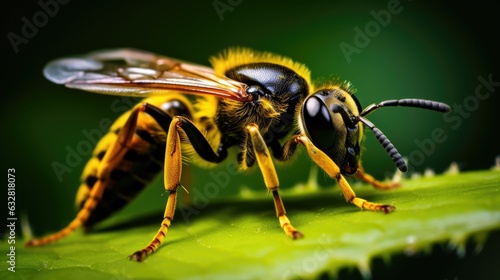 bee on the ground
