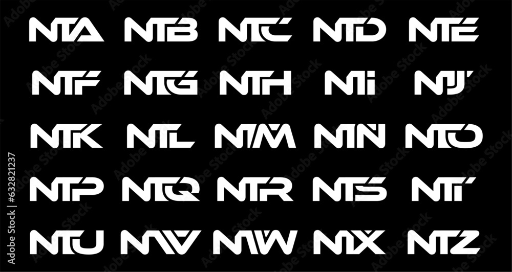 NTR letter logo design on white background. NTR creative initials circle  logo concept. NTR letter design. 16229061 Vector Art at Vecteezy